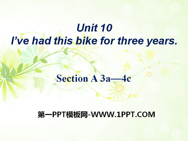 《I\ve had this bike for three years》PPT课件8
