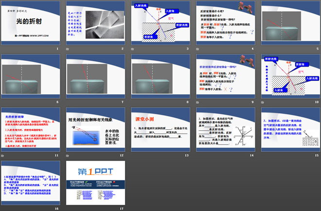 《光的折射》多彩的光PPT课件