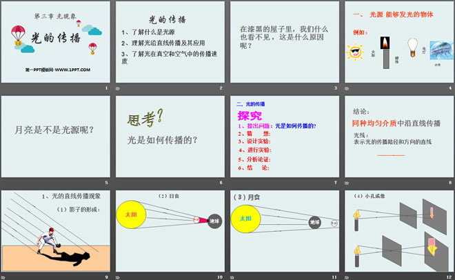 《光的传播》光现象PPT课件9