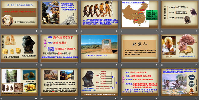 《中华大地早期人类的代表—北京人》中华大地上的史前时代PPT课件3