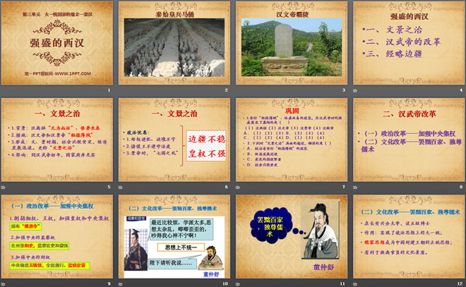 《强盛的西汉》大一统国家的建立—秦汉PPT课件