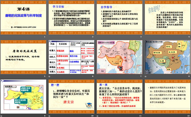 《唐朝的民族政策与科举制度》繁荣与开放的社会—隋唐PPT课件3
