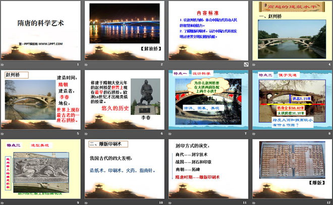 《隋唐的科学艺术》繁荣与开放的社会—隋唐PPT课件