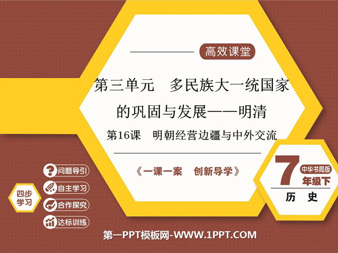 《明朝经营边疆与中外交流》多民族大一统国家的巩固与发展PPT课件3