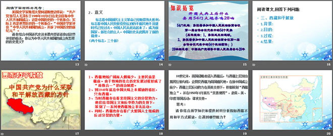 《中华人民共和国的成立》PPT课件2