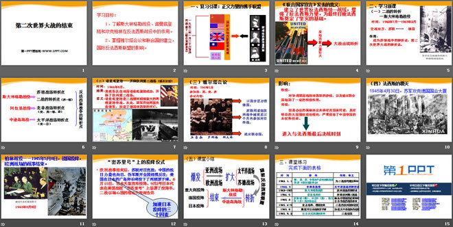 《第二次世界大战的结束》第二次世界大战PPT课件2