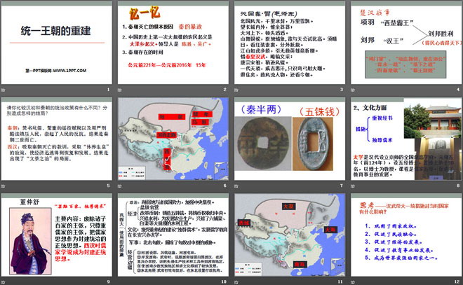 《统一王朝的重建》秦汉时期PPT课件2