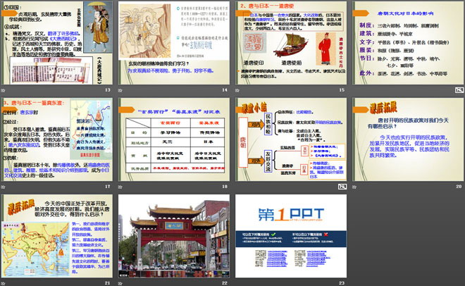 《民族和睦与中外交流史》隋唐时期PPT课件