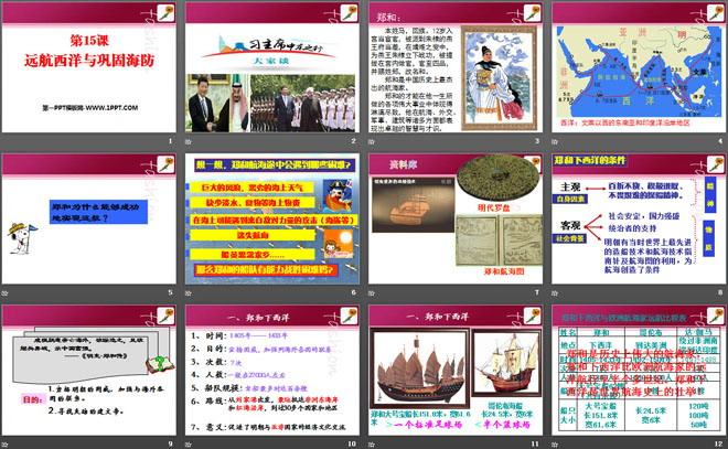 《远航西洋与巩固海防》明清时期PPT课件3