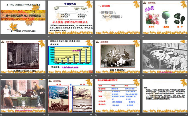 《第一次鸦片战争与太平天国运动》列强侵略与中华民族的救亡图存PPT课件