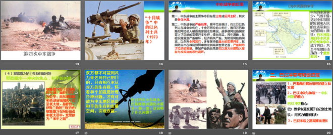 《中东战争》多元发展的当代世界PPT课件