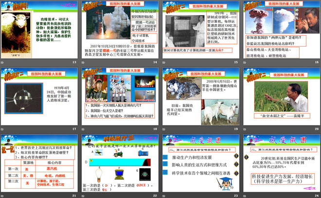 《科学技术大发展》20世纪的科学、文化与社会生活PPT课件