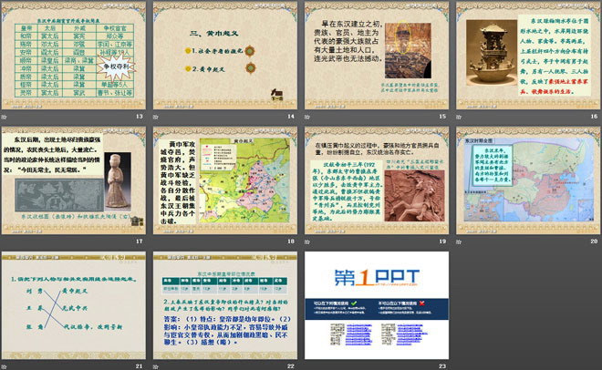 《东汉的兴衰》秦汉统一王朝PPT课件