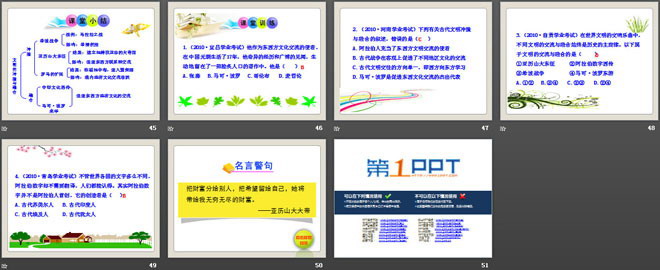 《文明的冲撞与融合》世界古代史PPT课件