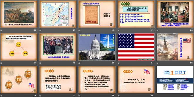 《美国独立战争》欧美主要国家的社会巨变PPT课件7