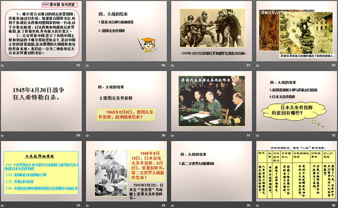 《世界反法西斯战争的转折和胜利》第二次世界大战PPT课件2