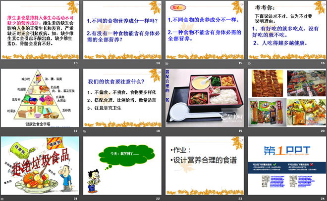 《食物的营养》生活中的食物PPT课件3