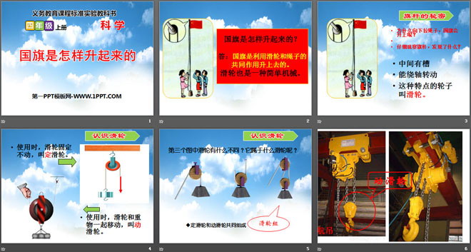 《国旗是怎样升起来的》旗杆和影子PPT课件
