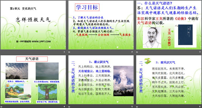 《怎样预报天气》变化的天气PPT课件2
