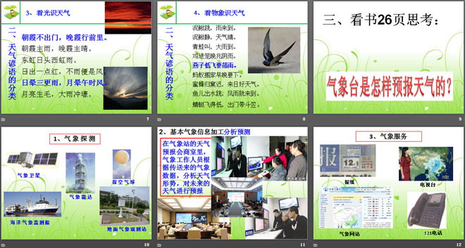 《怎样预报天气》变化的天气PPT课件2