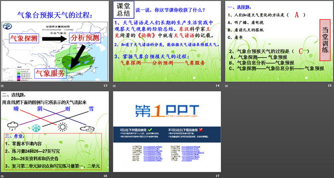 《怎样预报天气》变化的天气PPT课件2