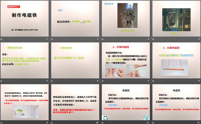 制作电磁铁PPT课件