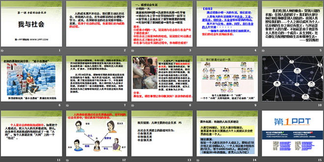《我与社会》PPT