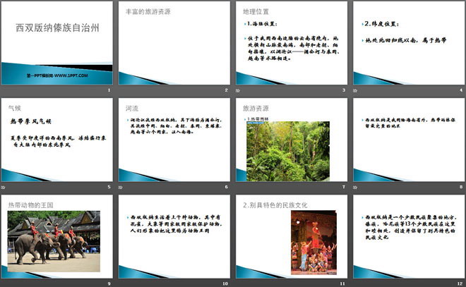 《西双版纳傣族自治州》PPT