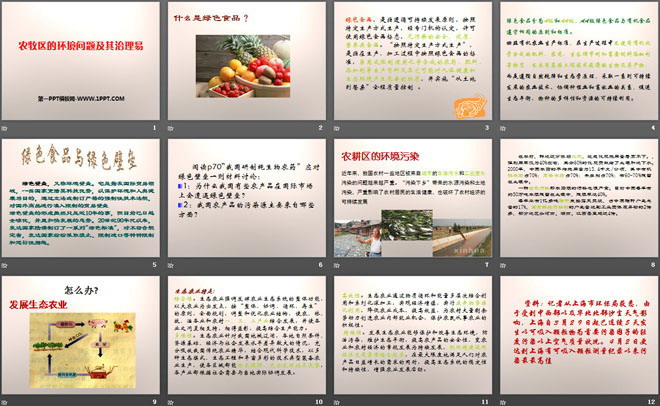 《农牧区的环境问题及其治理易》PPT课件