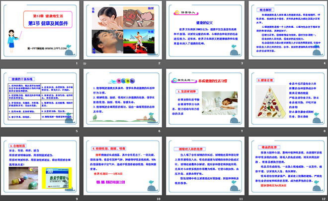 《健康及其条件》PPT