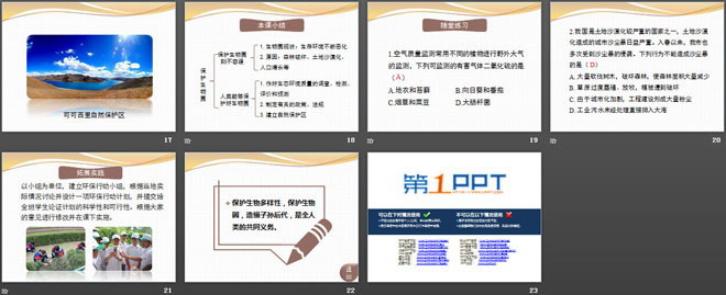 《保护生物圈是全人类的共同义务》PPT课件下载