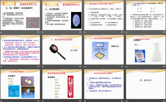 《探索生命的器具》PPT课件