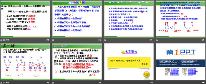 《人的性状和遗传》PPT