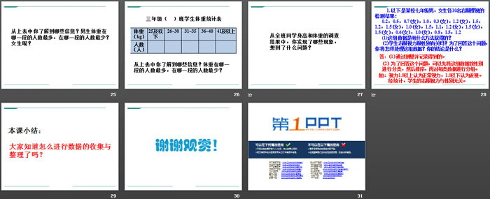 《数据的收集和整理》PPT