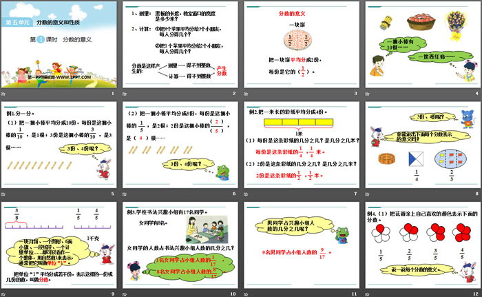 《分数的意义》PPT
