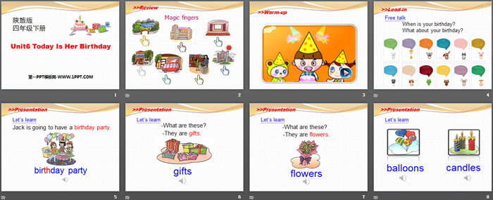 《Today Is Her Birthday》PPT