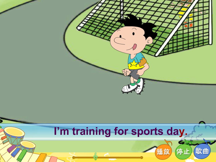 《At the Sports Meeting》Flash动画课件