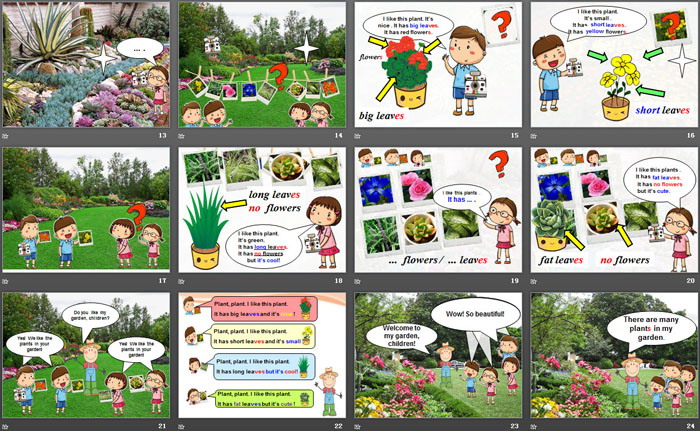 《My garden》PPT