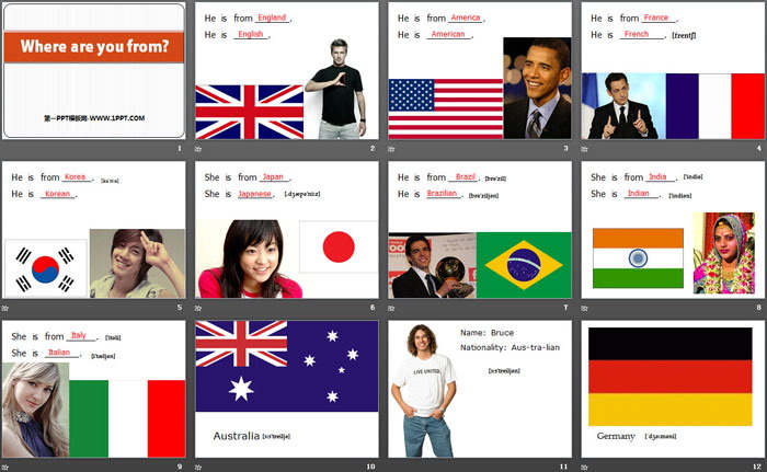 《Where are you from?》PPT教学课件