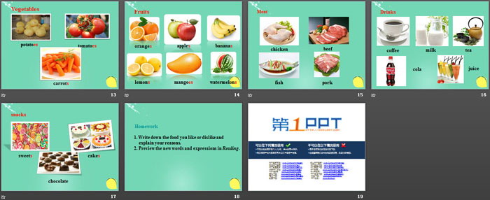 《Food and lifestylee》PPT