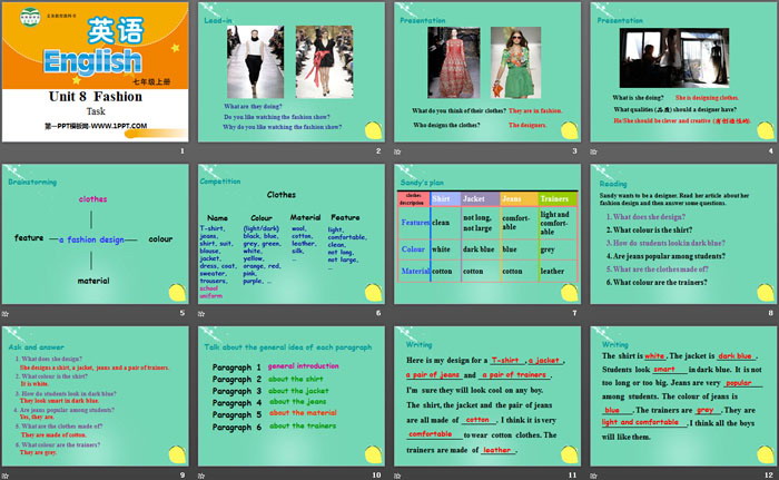 《Fashion》TaskPPT