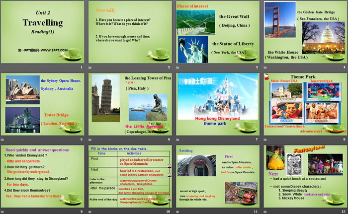 《Travelling》ReadingPPT