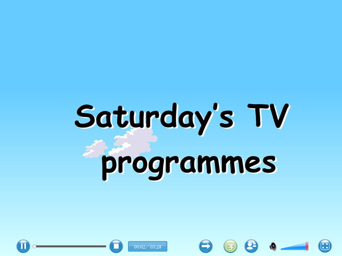 《TV programmes》Flash动画下载