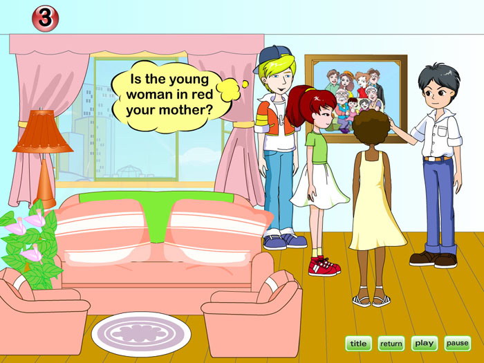 《What does your mother do?》SectionC Flash动画课件