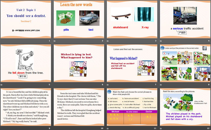 《You should see a dentist》SectionC PPT