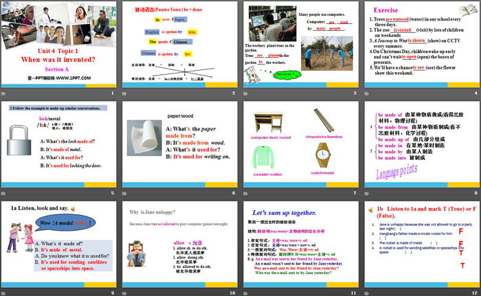 《When was it invented?》SectionA PPT