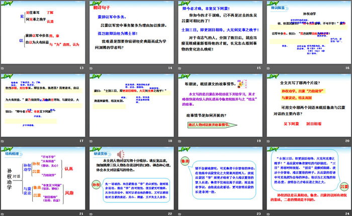 《孙权劝学》PPT