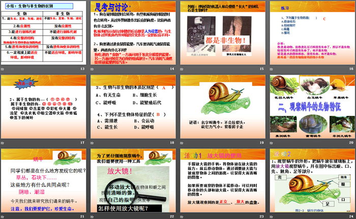 《生物与非生物》PPT课件