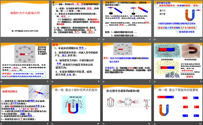 《指南针为什么能指方向》PPT下载
