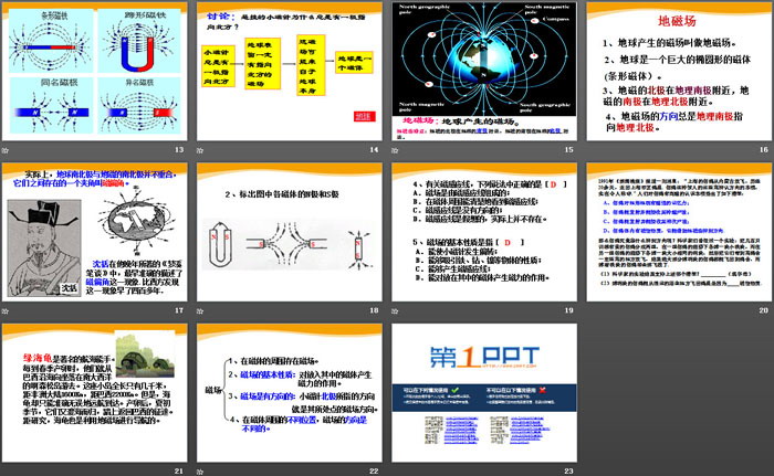 《指南针为什么能指方向》PPT下载